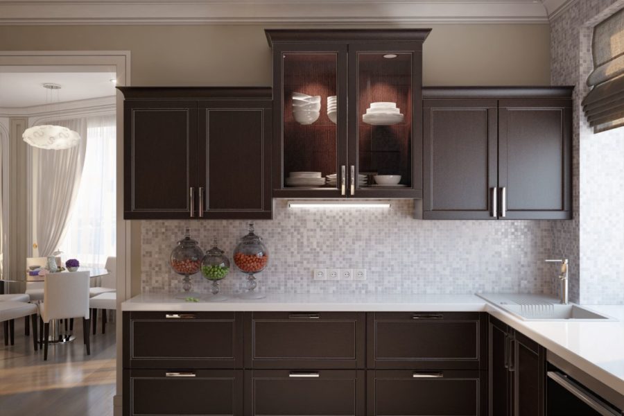 3 Complimentary Paint Ideas For Dark Kitchen Cabinets